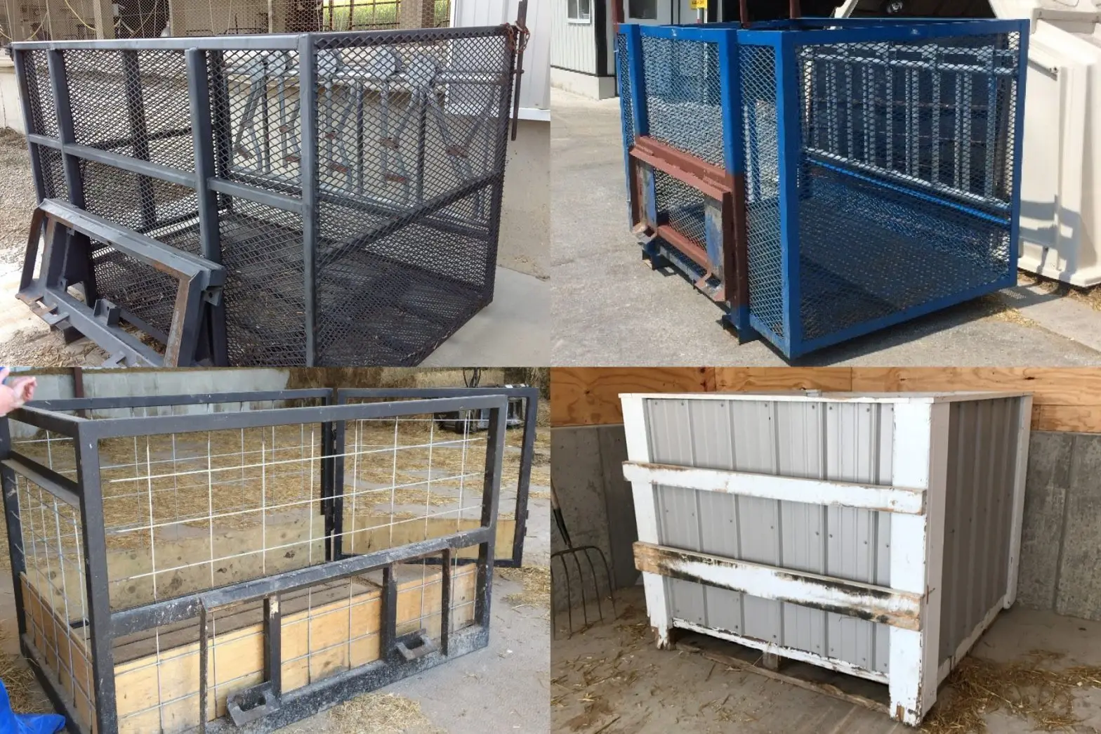 •	These units can be picked up with a skidsteer and haul three to four calves at a time.  They are easy to load and unload, and are also easy to clean.